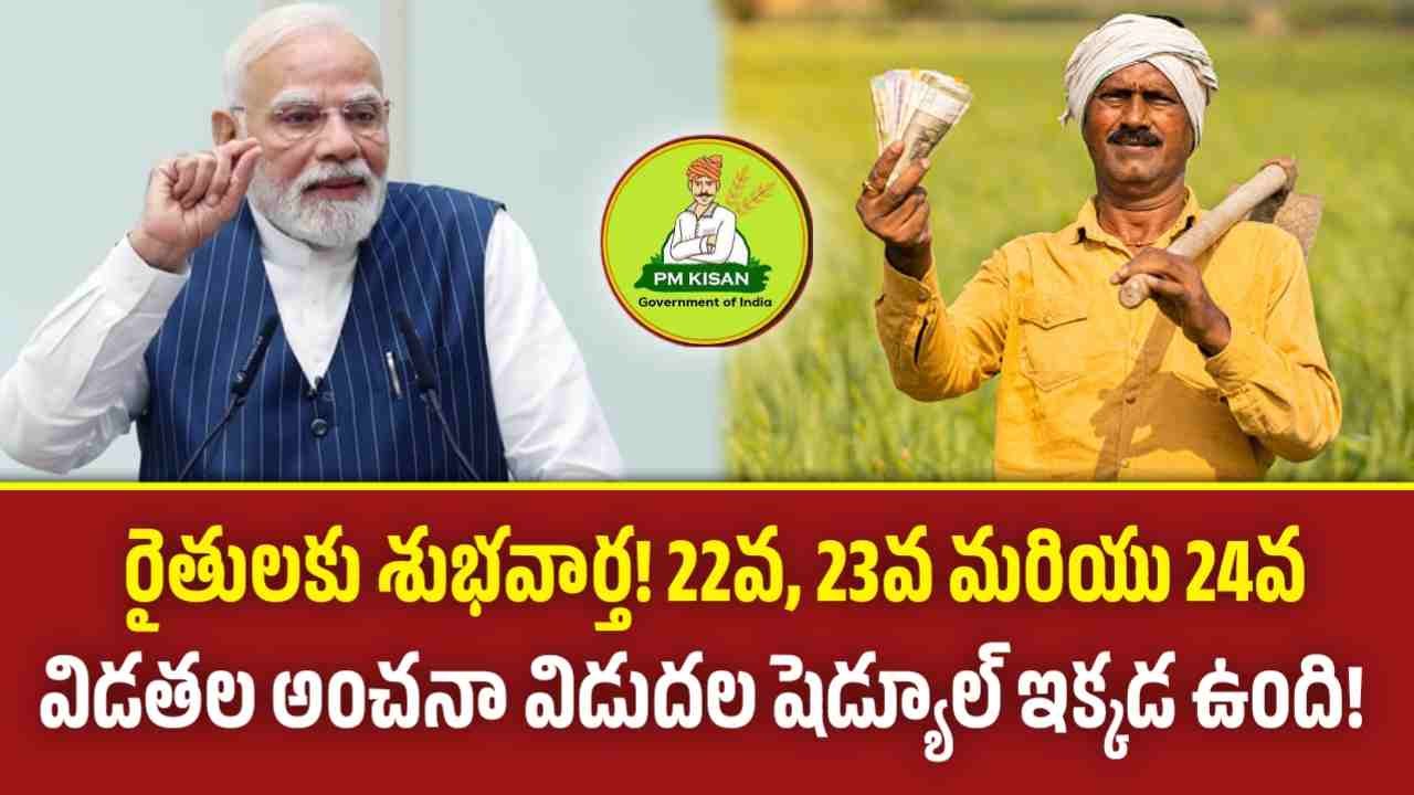 PM Kisan 22nd 23rd 24th installment 2026