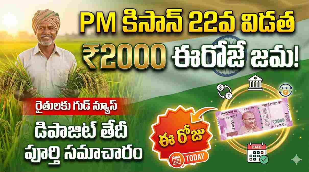 PM Kisan 22nd installment date