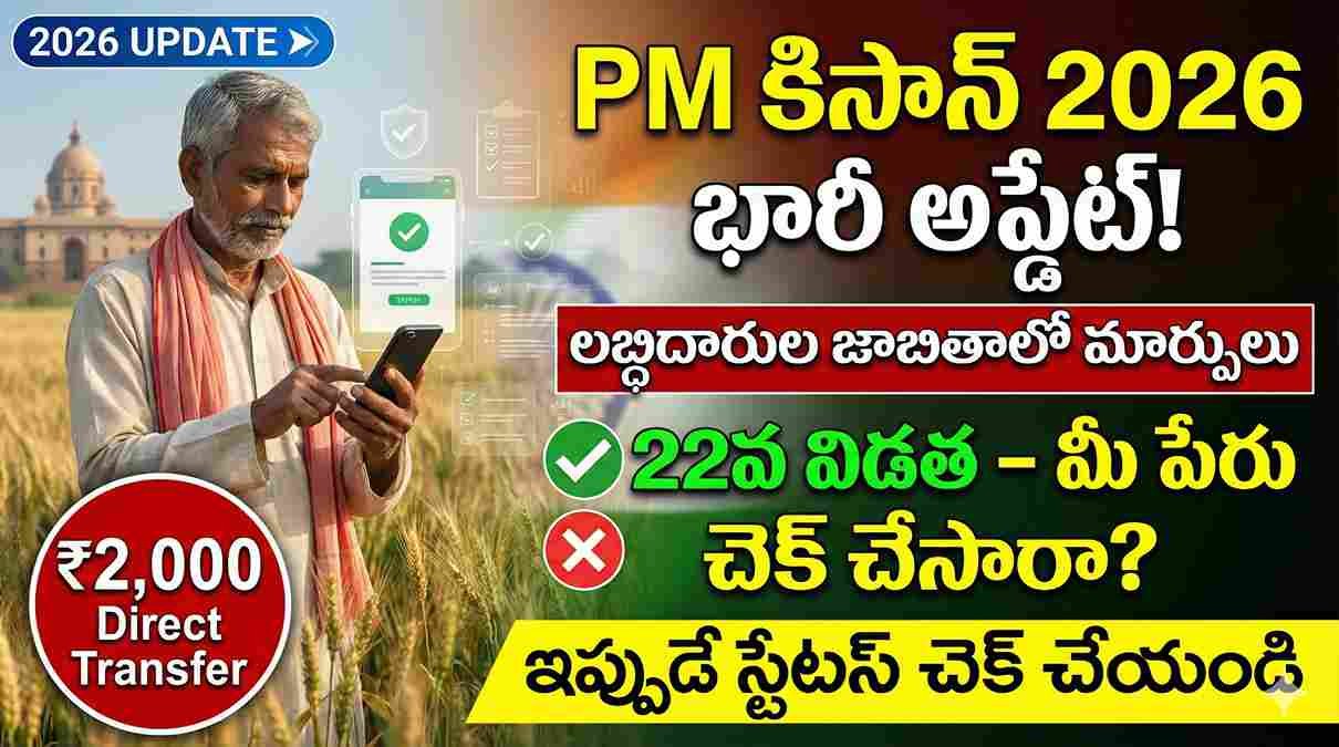PM Kisan Beneficiary List Update 2026